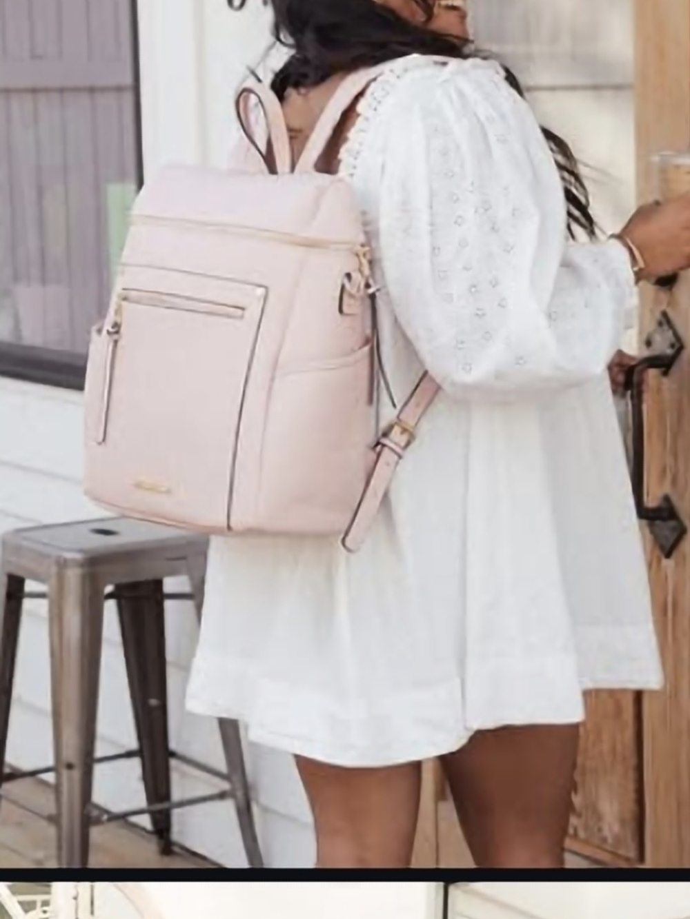 Poppy And Peonies Blush Commuter Backpack BNWT No Longer On Site